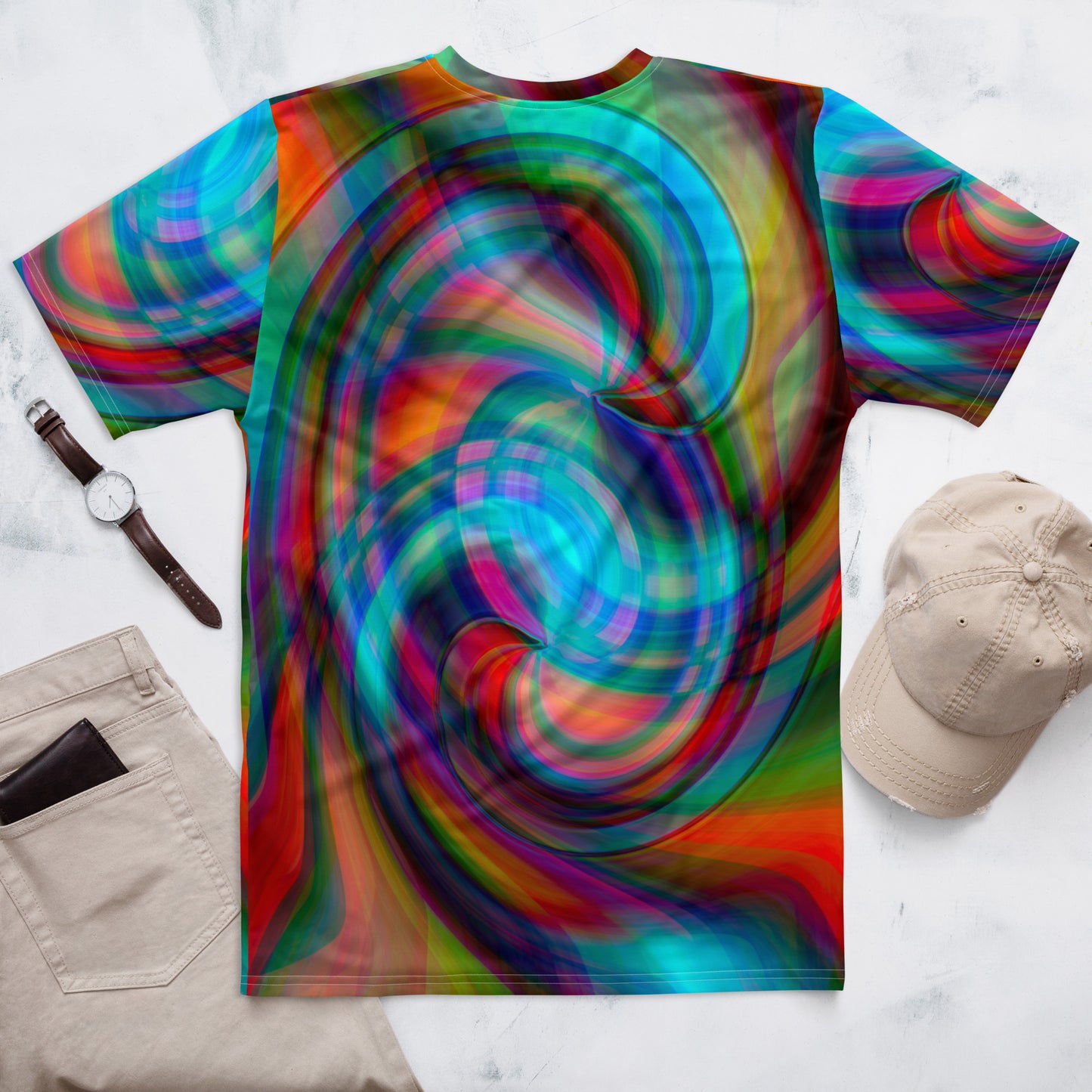 Camiseta hombre psicodélica