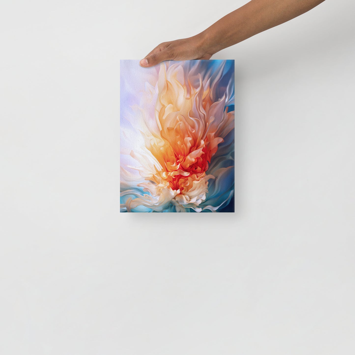 Lienzo fino flor furiosa