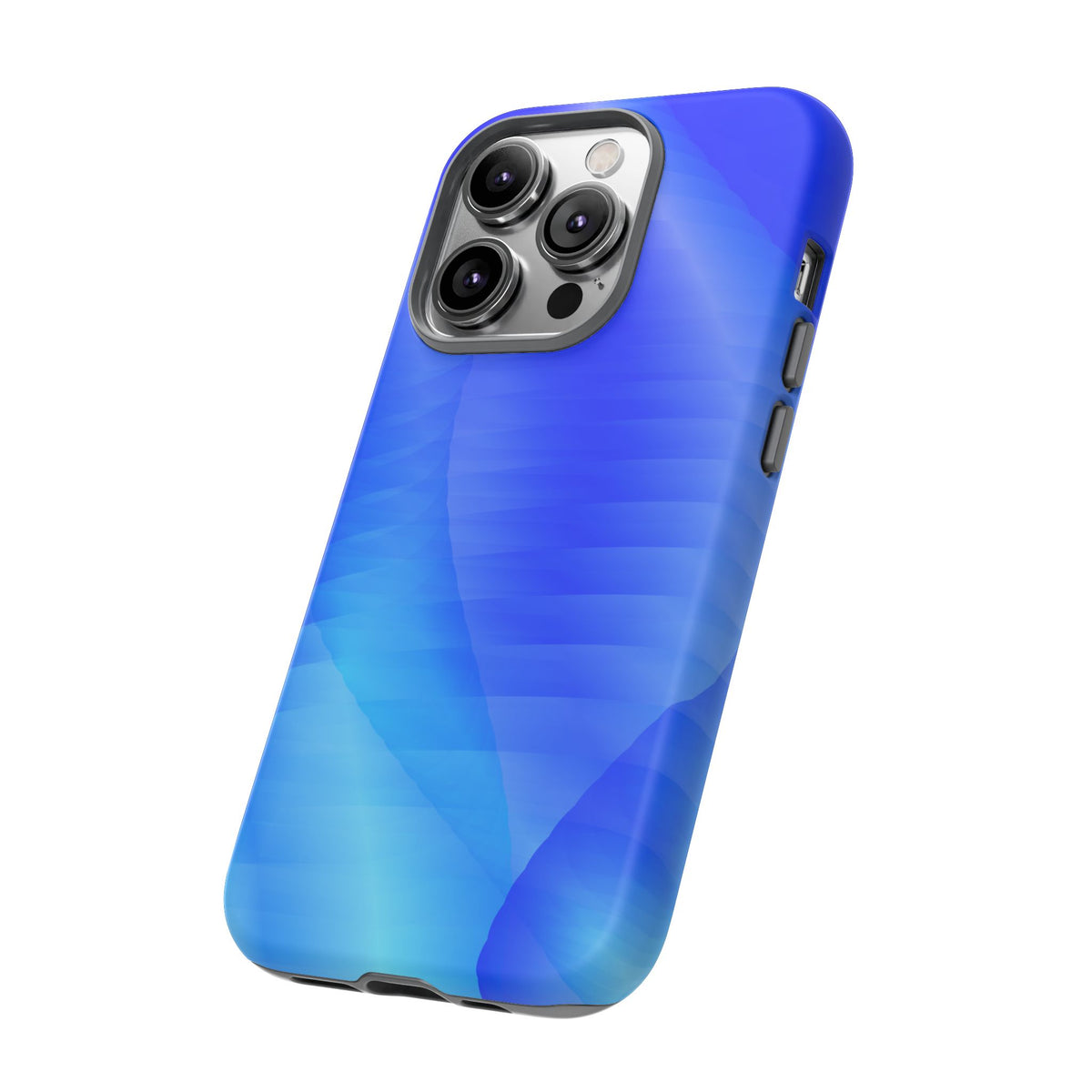 Phone Case — Blue Abstract Wave Tough Phone Case