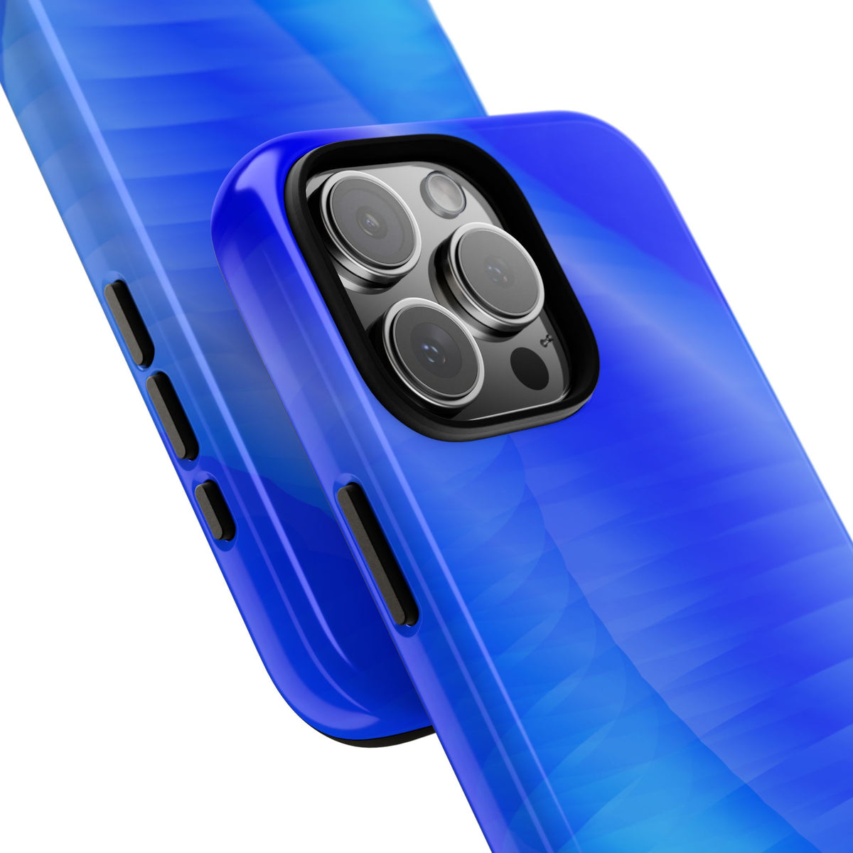 Phone Case — Blue Abstract Wave Tough Phone Case