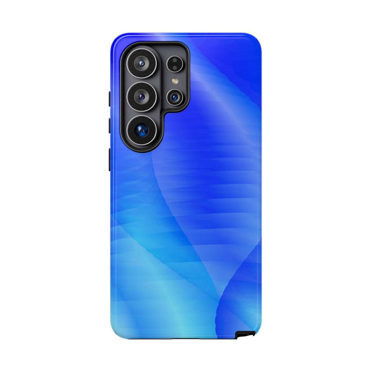 Phone Case — Blue Abstract Wave Tough Phone Case