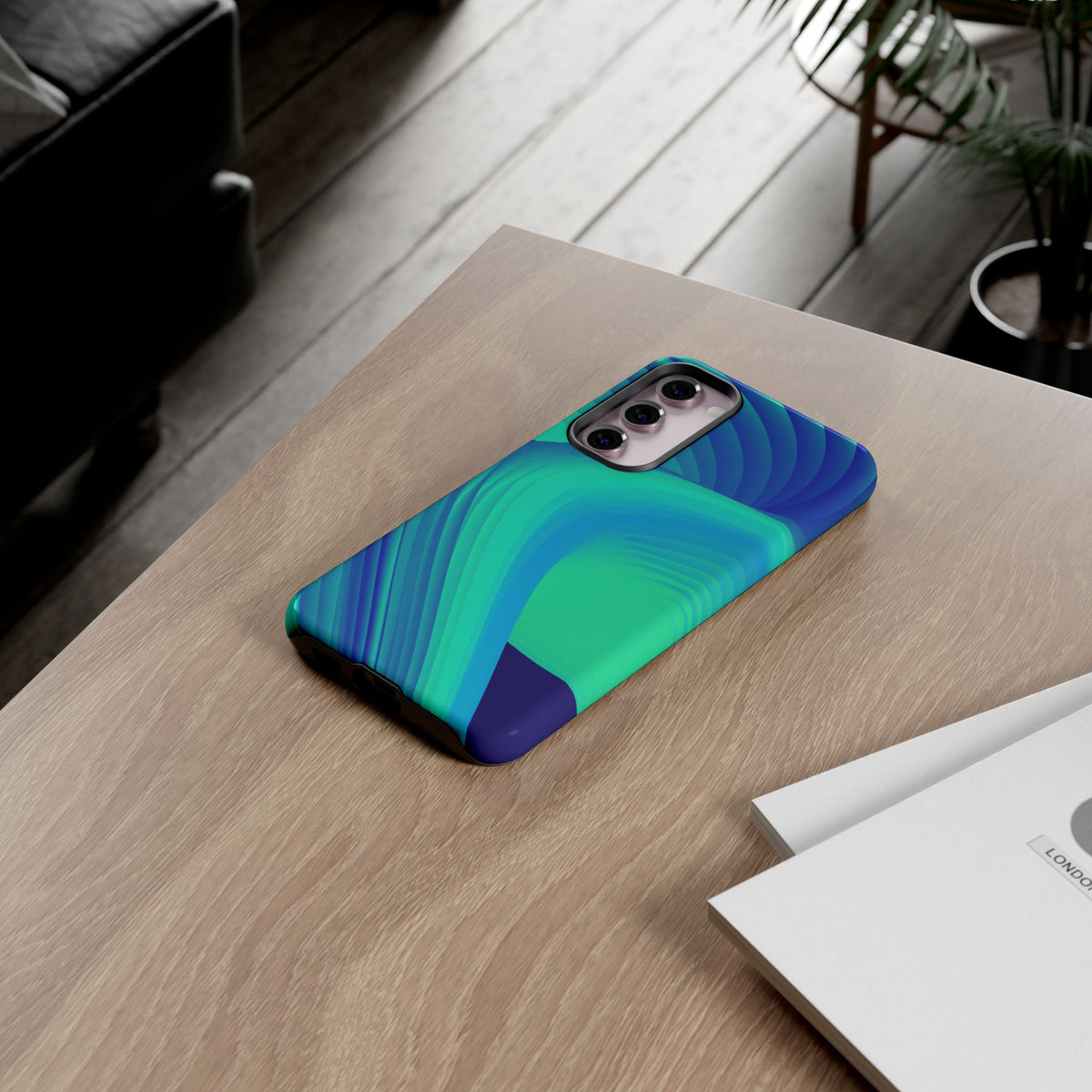 Phone Case — Movimientos en Turquesa