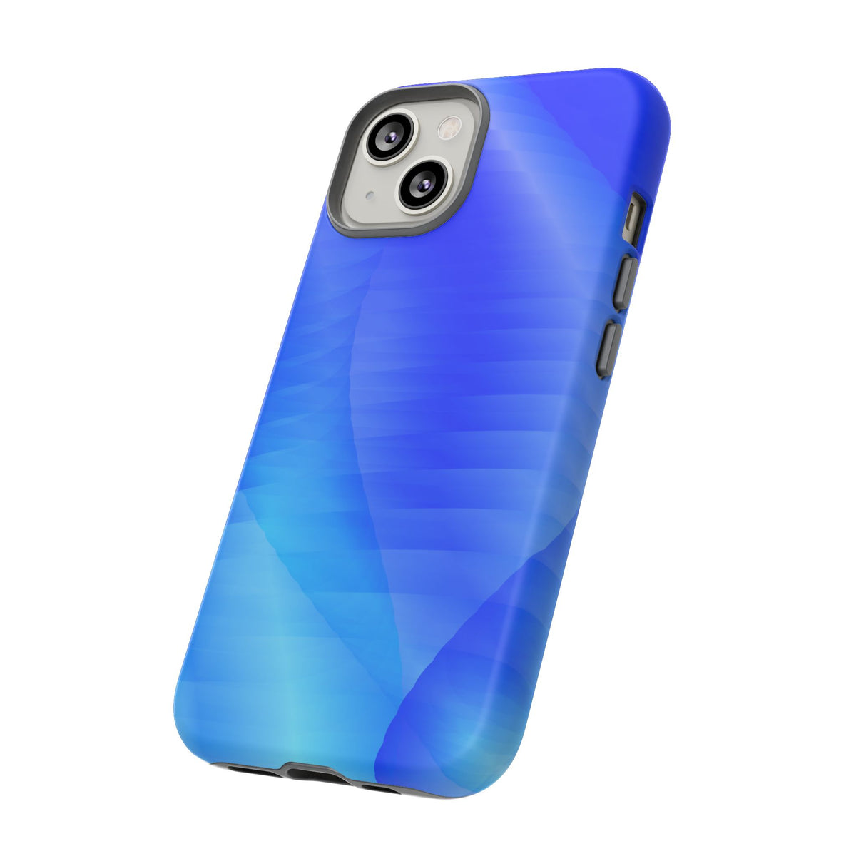 Phone Case — Blue Abstract Wave Tough Phone Case
