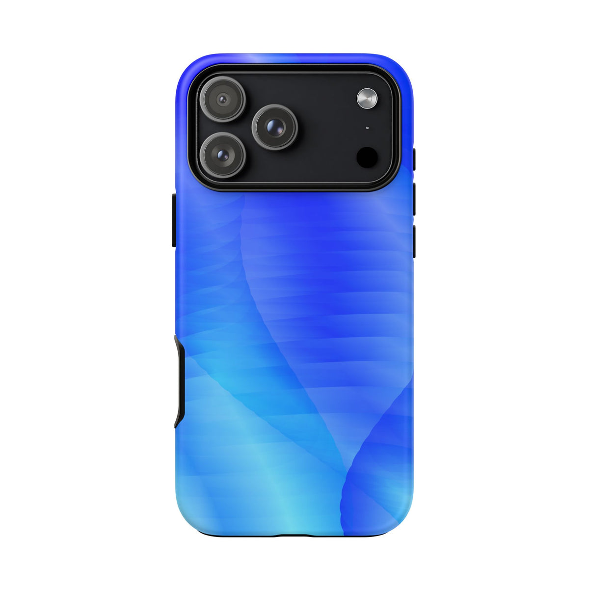 Phone Case — Blue Abstract Wave Tough Phone Case