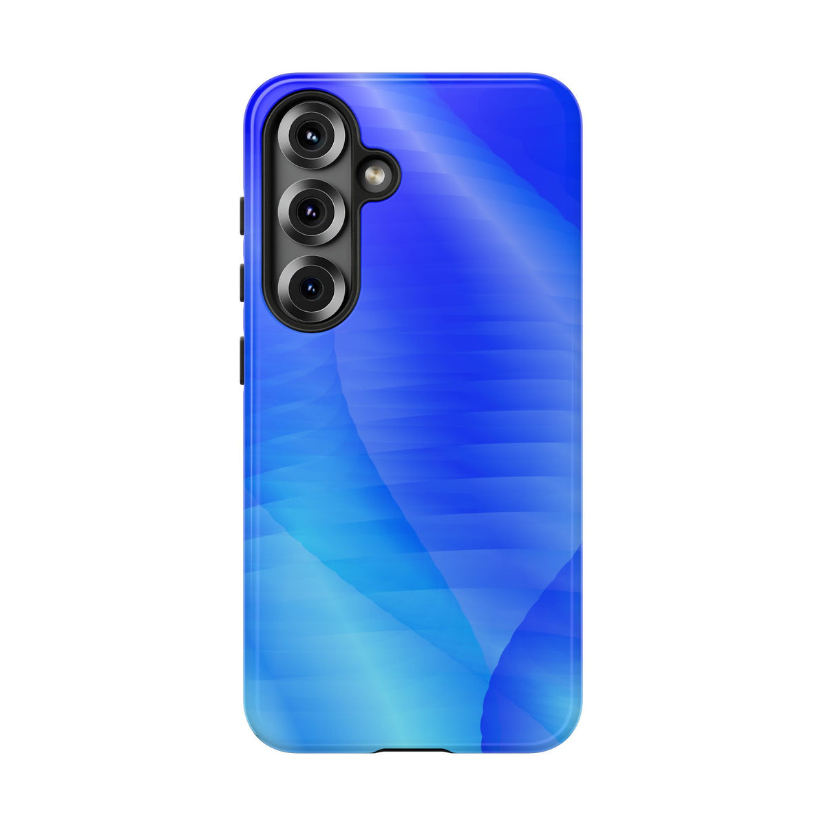 Phone Case — Blue Abstract Wave Tough Phone Case