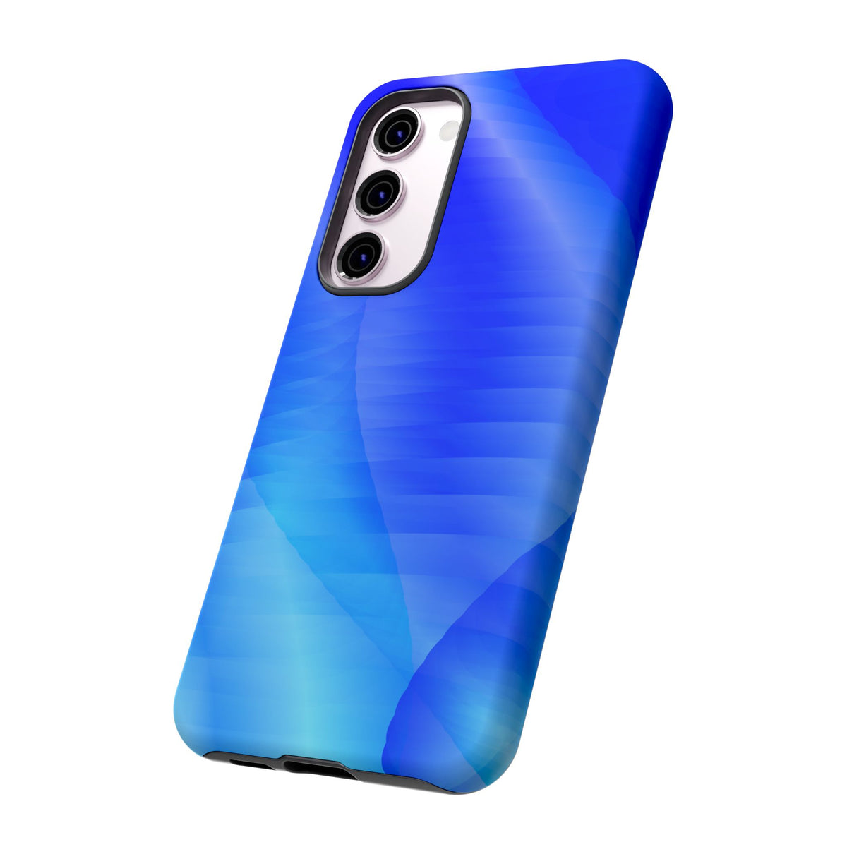 Phone Case — Blue Abstract Wave Tough Phone Case
