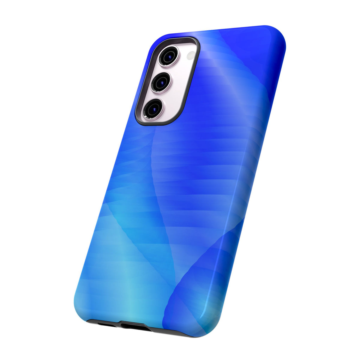 Phone Case — Blue Abstract Wave Tough Phone Case