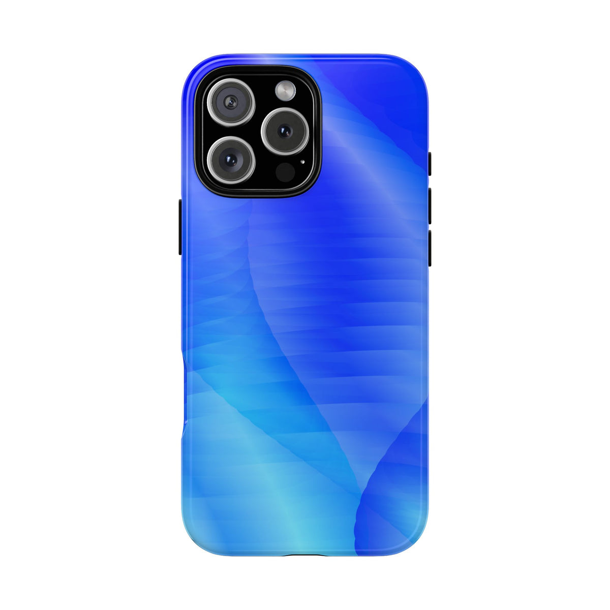 Phone Case — Blue Abstract Wave Tough Phone Case