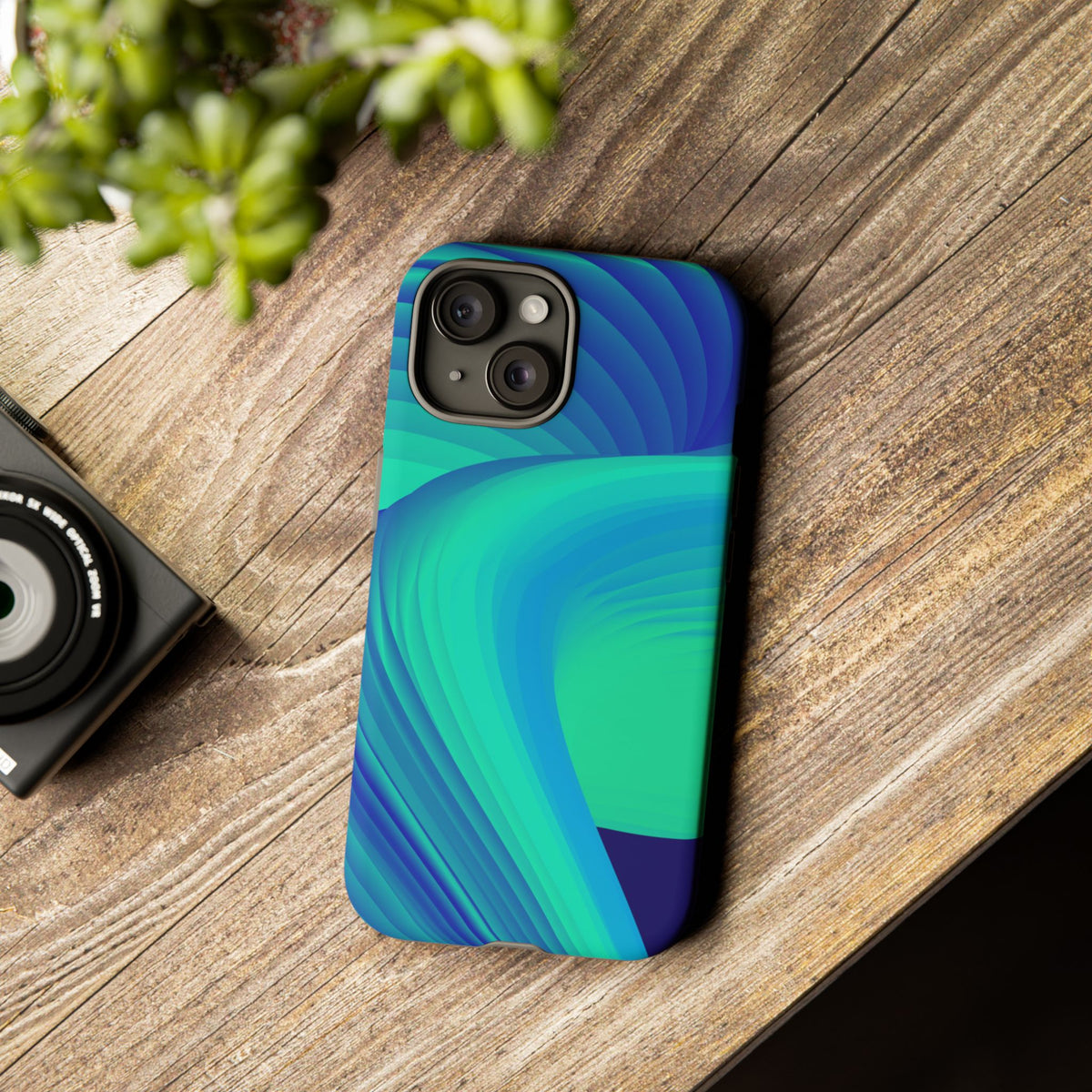 Phone Case — Movimientos en Turquesa