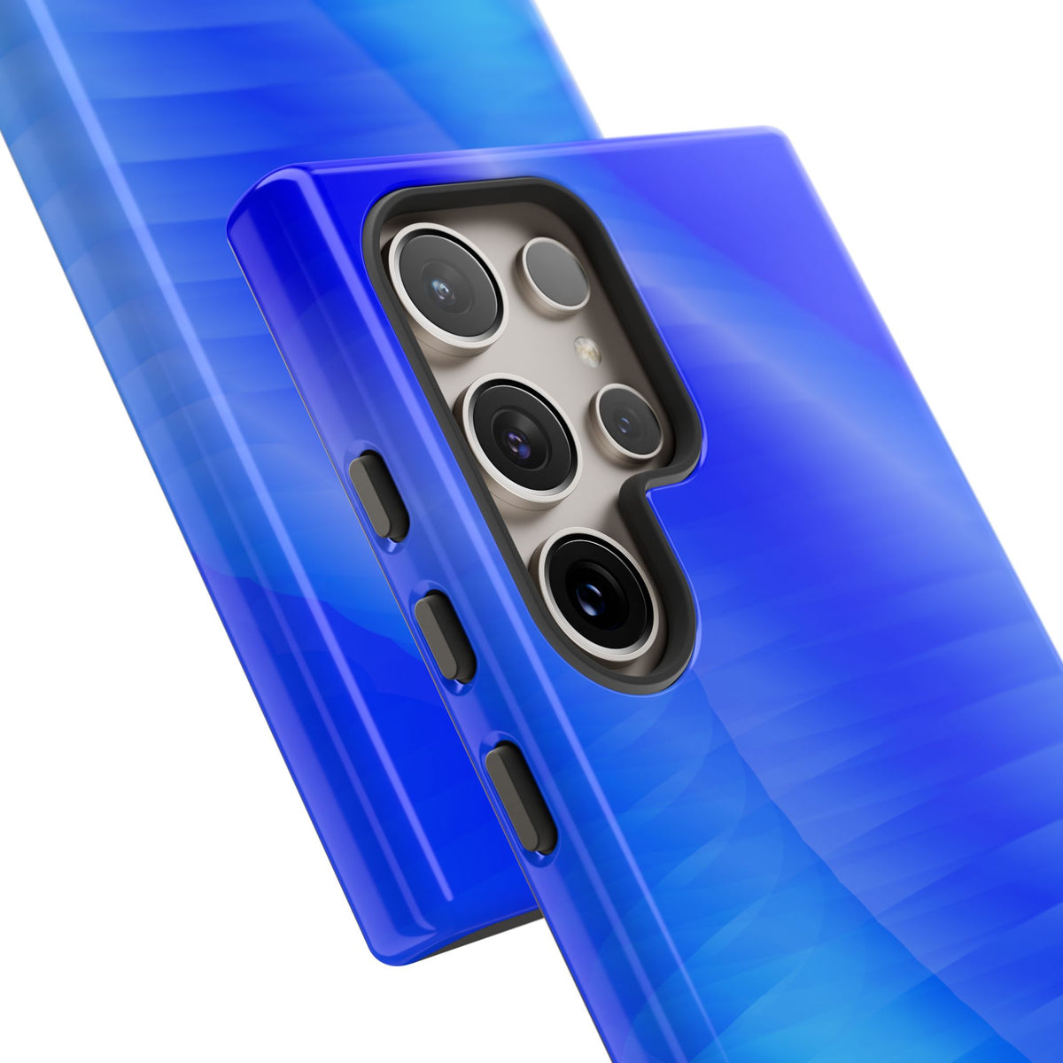 Phone Case — Blue Abstract Wave Tough Phone Case