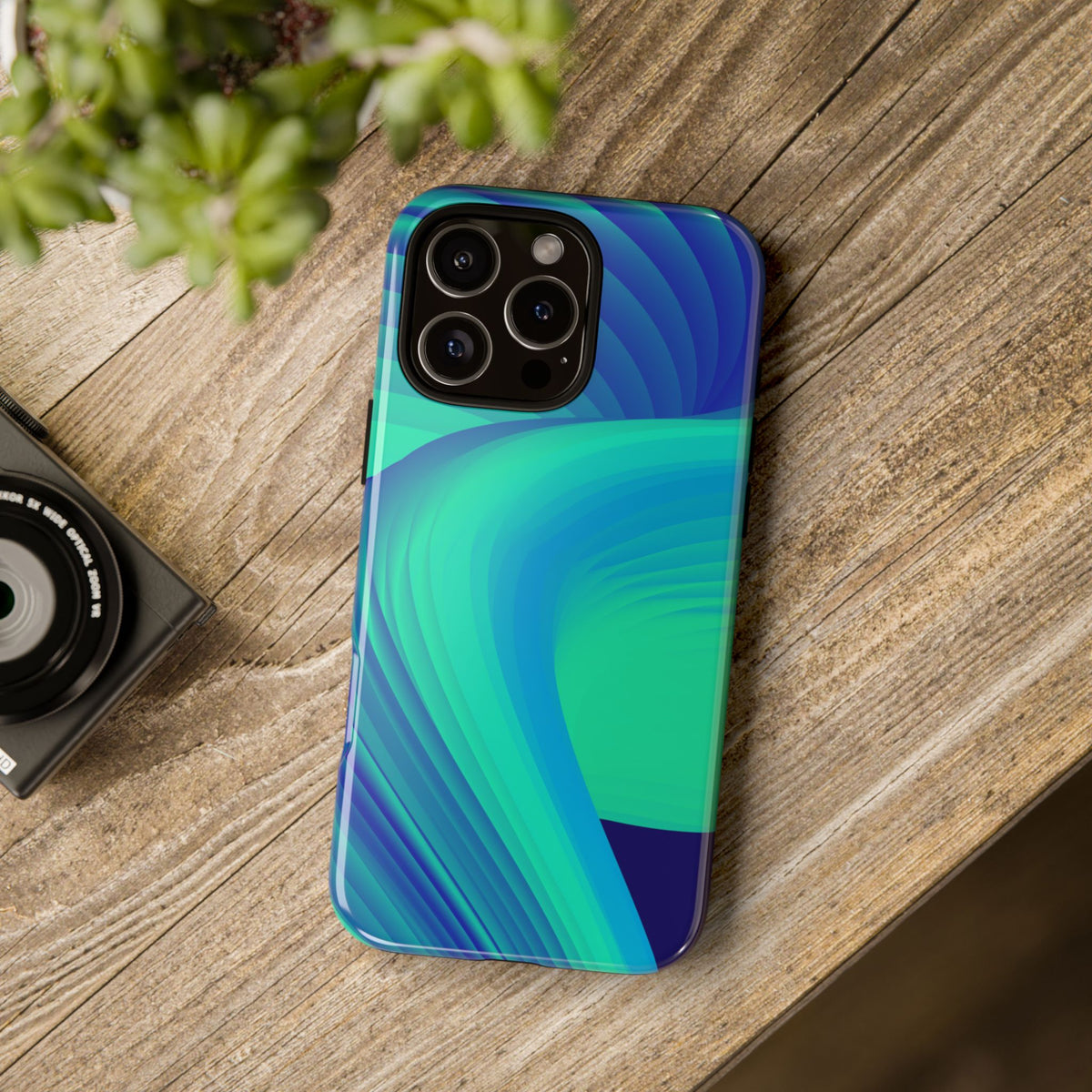 Phone Case — Movimientos en Turquesa