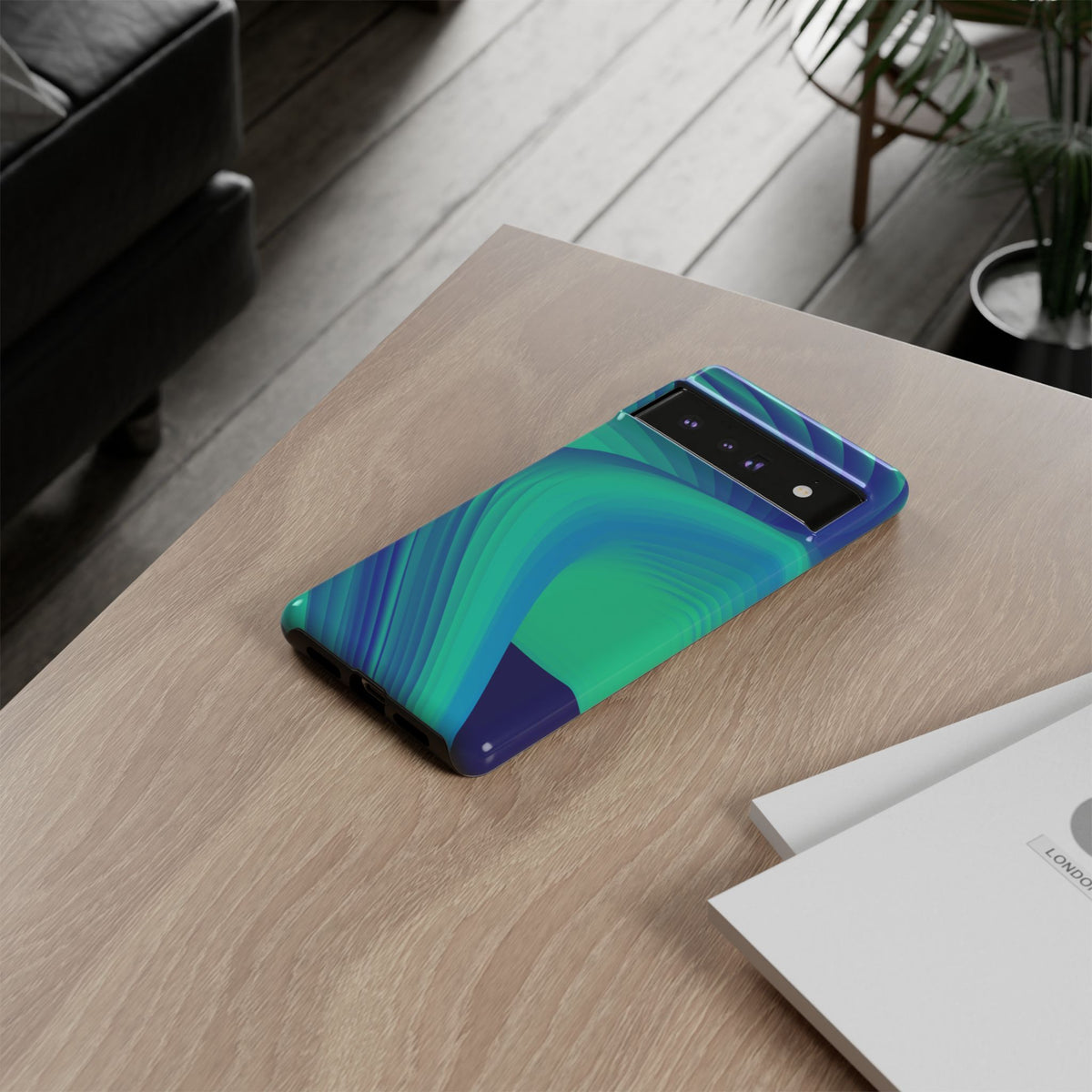 Phone Case — Movimientos en Turquesa