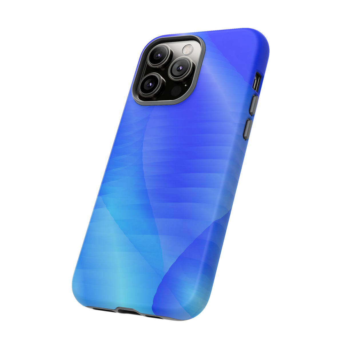 Phone Case — Blue Abstract Wave Tough Phone Case