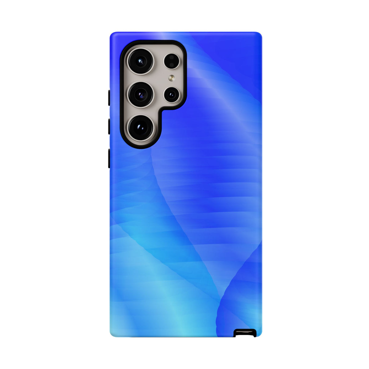 Phone Case — Blue Abstract Wave Tough Phone Case
