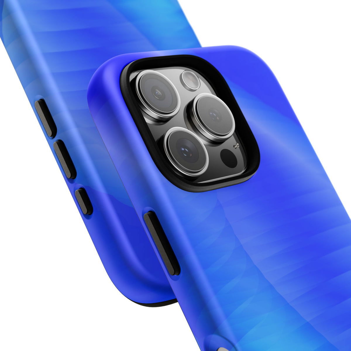 Phone Case — Blue Abstract Wave Tough Phone Case