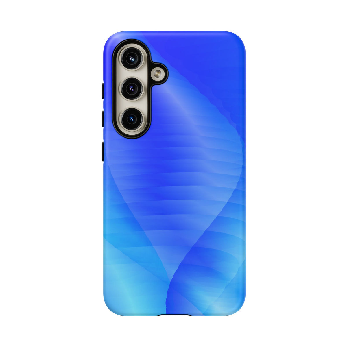Phone Case — Blue Abstract Wave Tough Phone Case