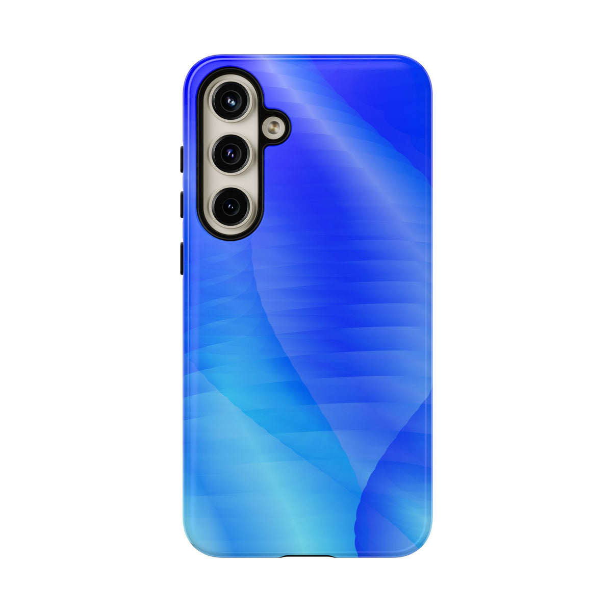 Phone Case — Blue Abstract Wave Tough Phone Case