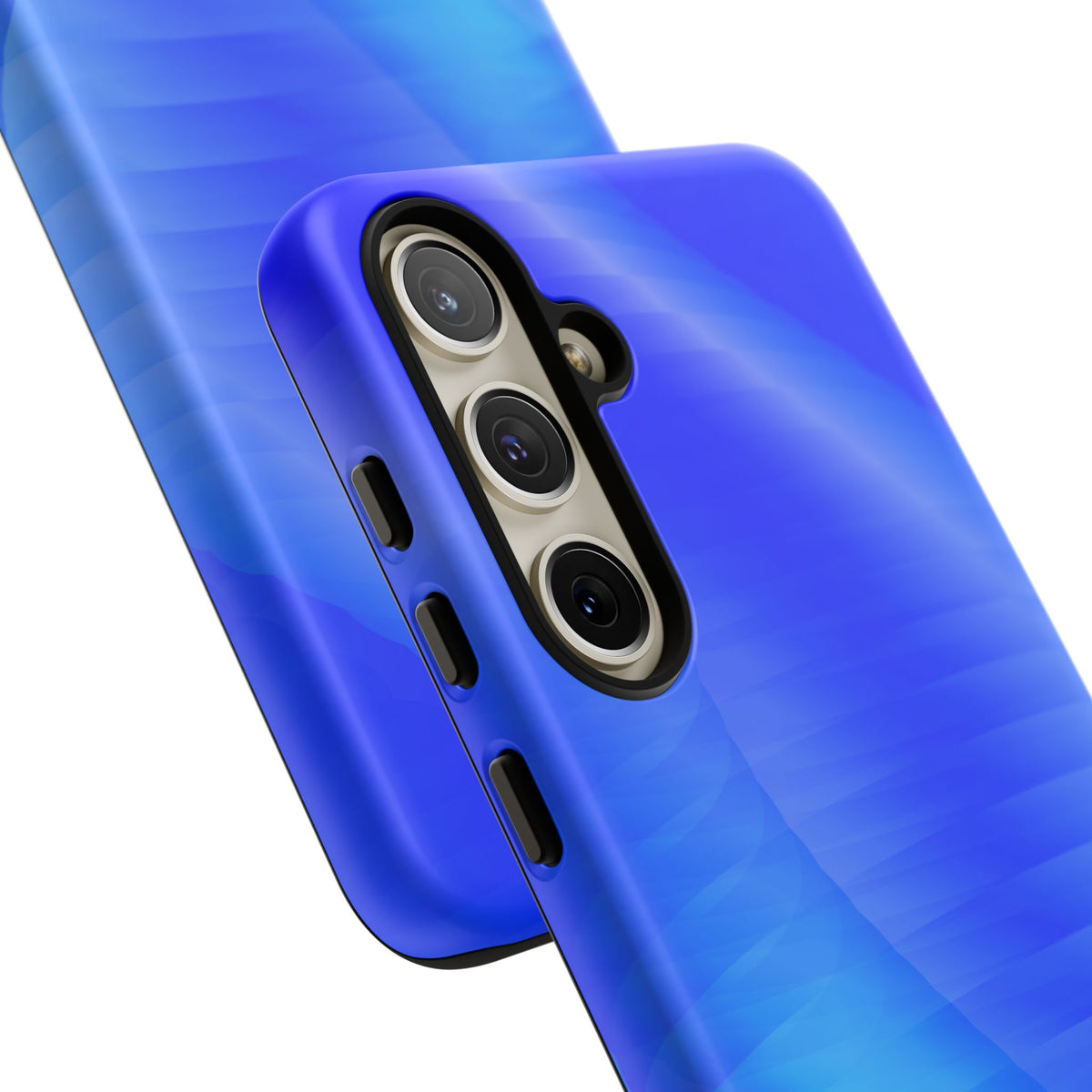 Phone Case — Blue Abstract Wave Tough Phone Case