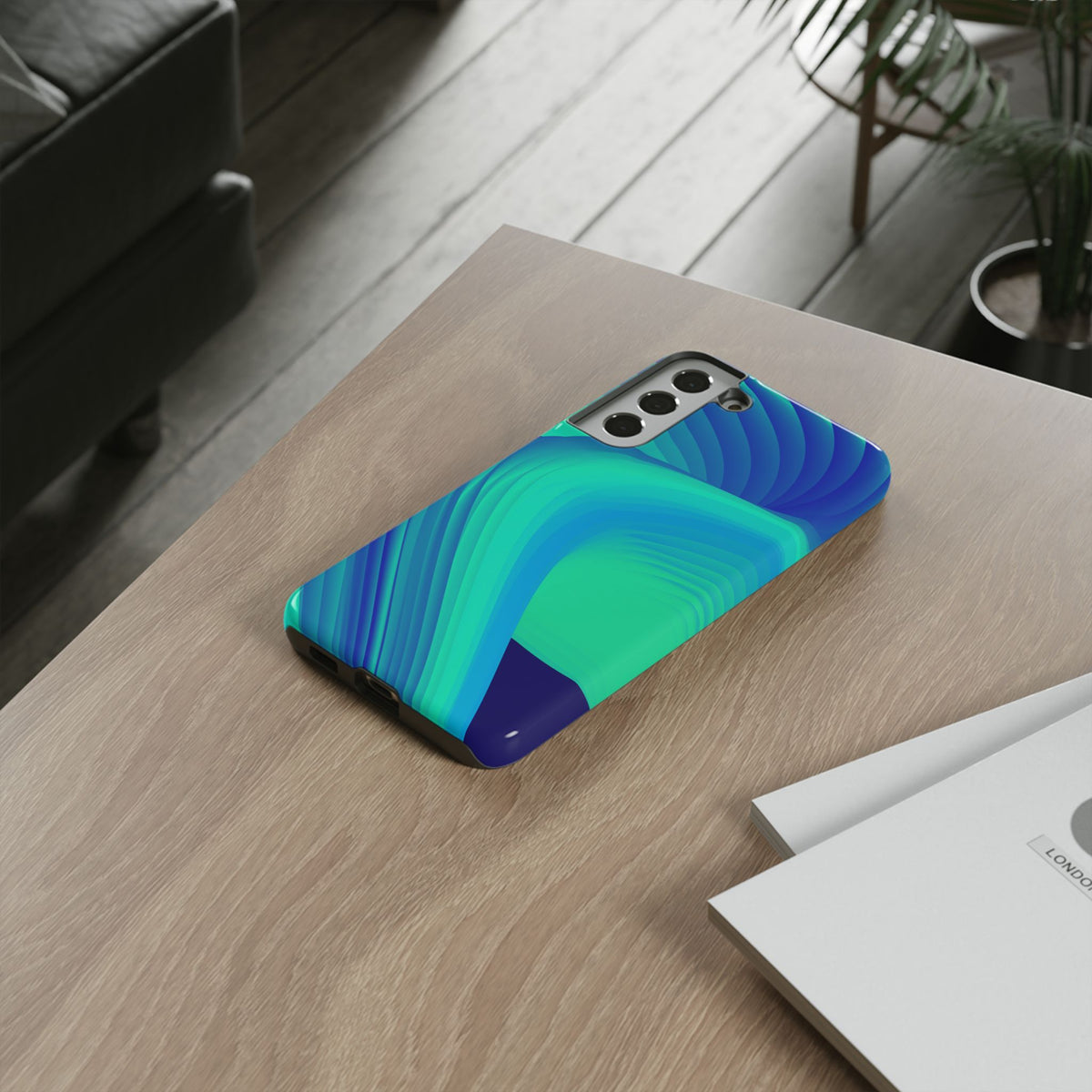 Phone Case — Movimientos en Turquesa