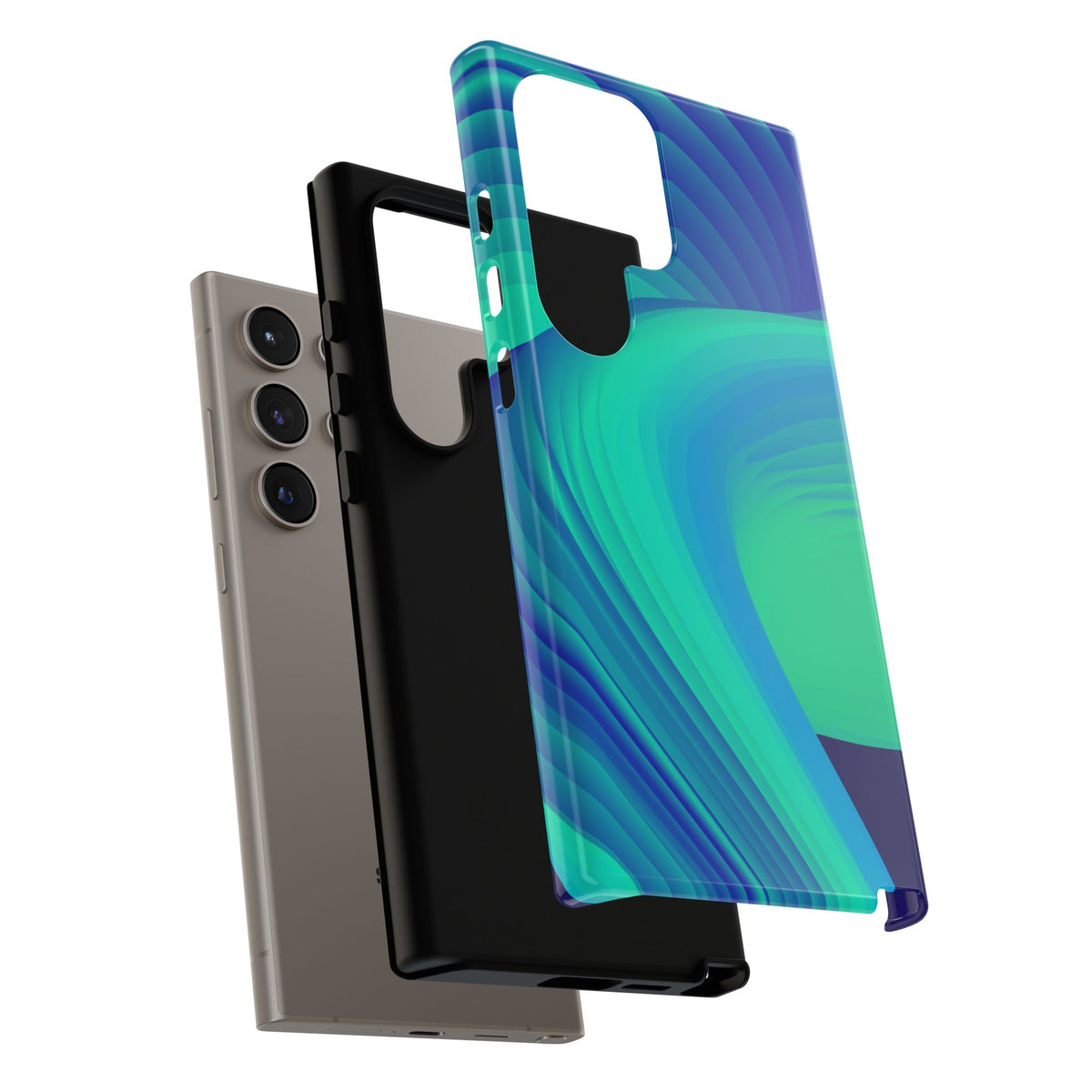Phone Case — Movimientos en Turquesa