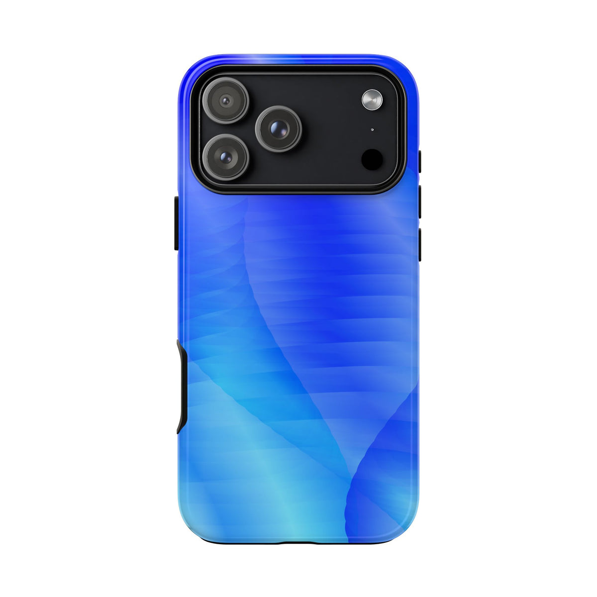 Phone Case — Blue Abstract Wave Tough Phone Case