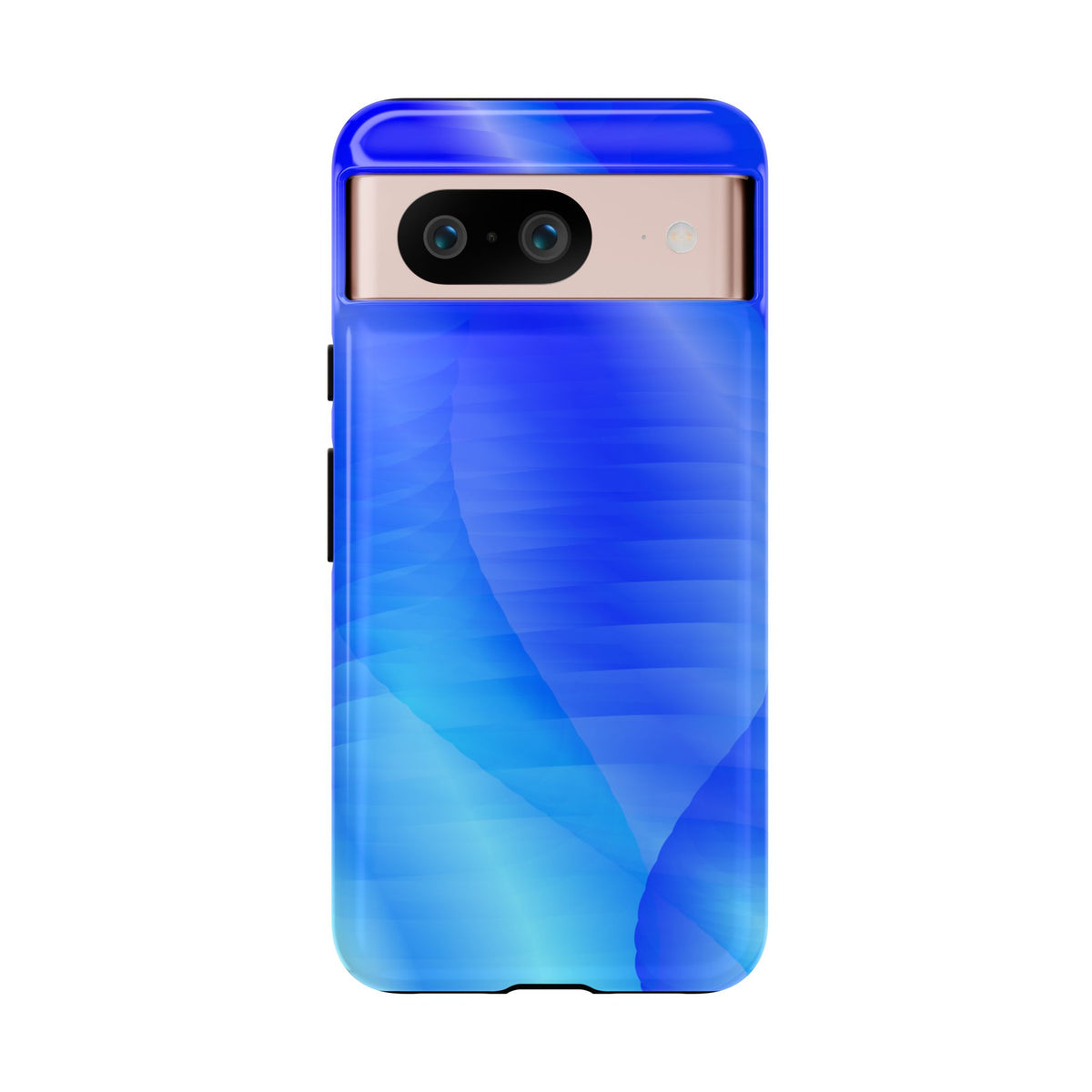 Phone Case — Blue Abstract Wave Tough Phone Case