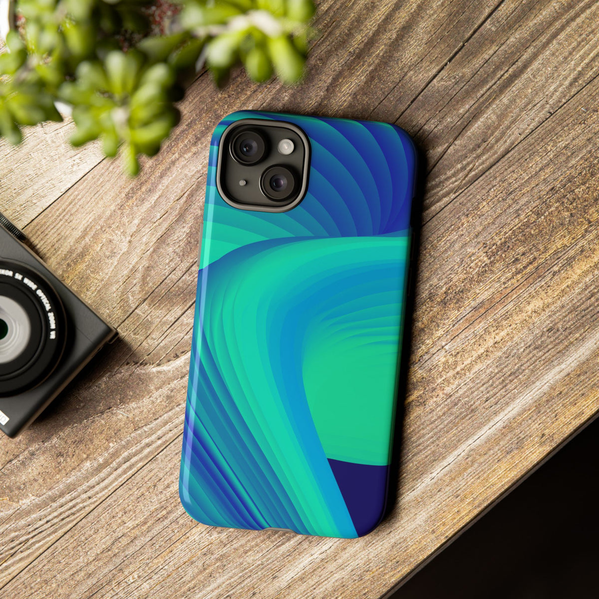 Phone Case — Movimientos en Turquesa