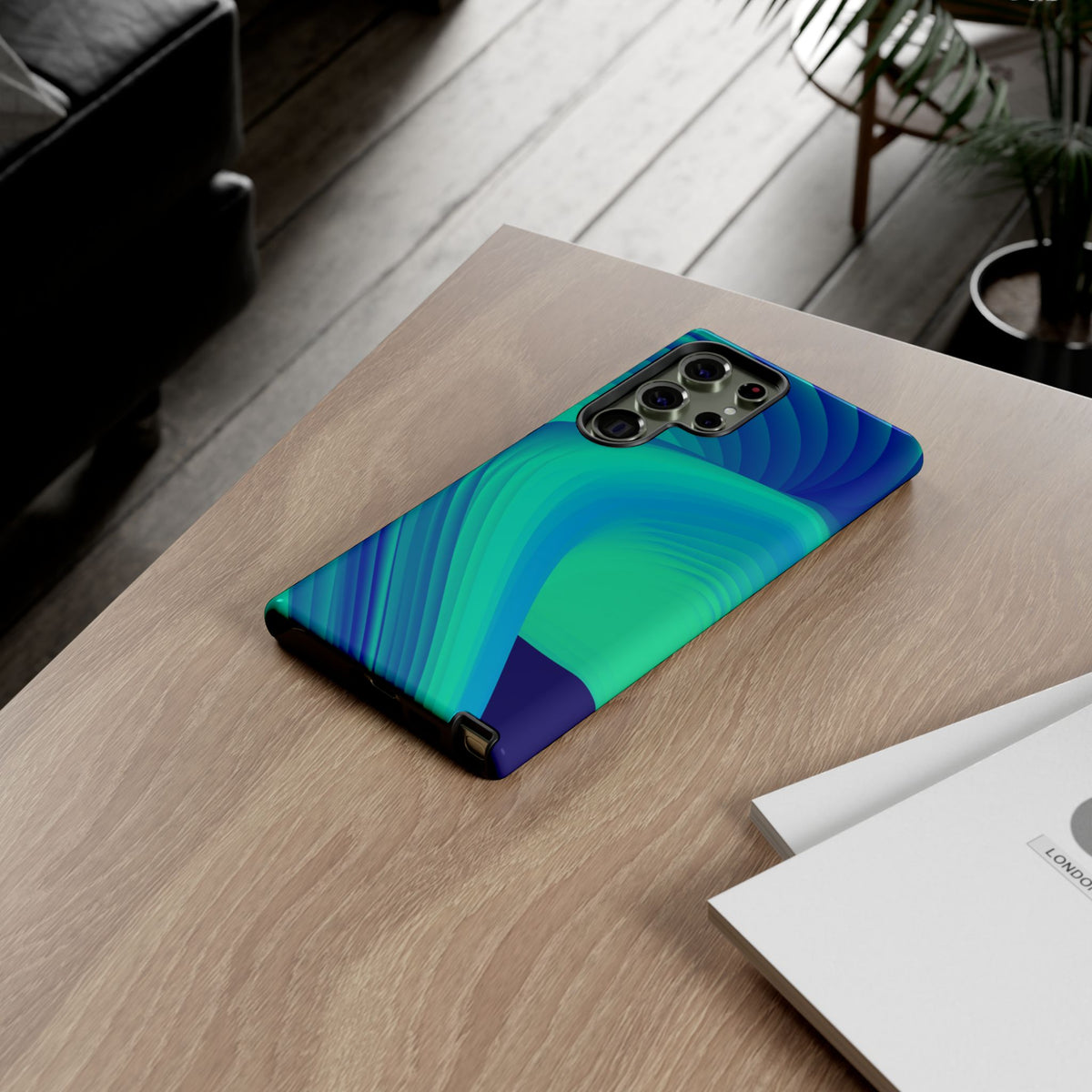 Phone Case — Movimientos en Turquesa