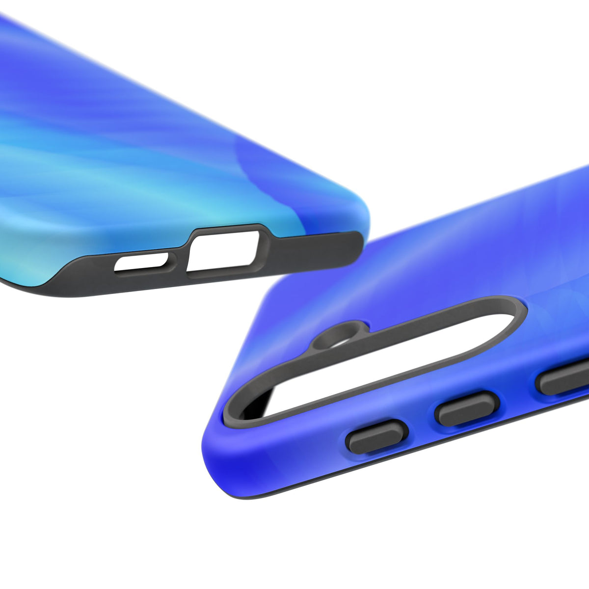 Phone Case — Blue Abstract Wave Tough Phone Case