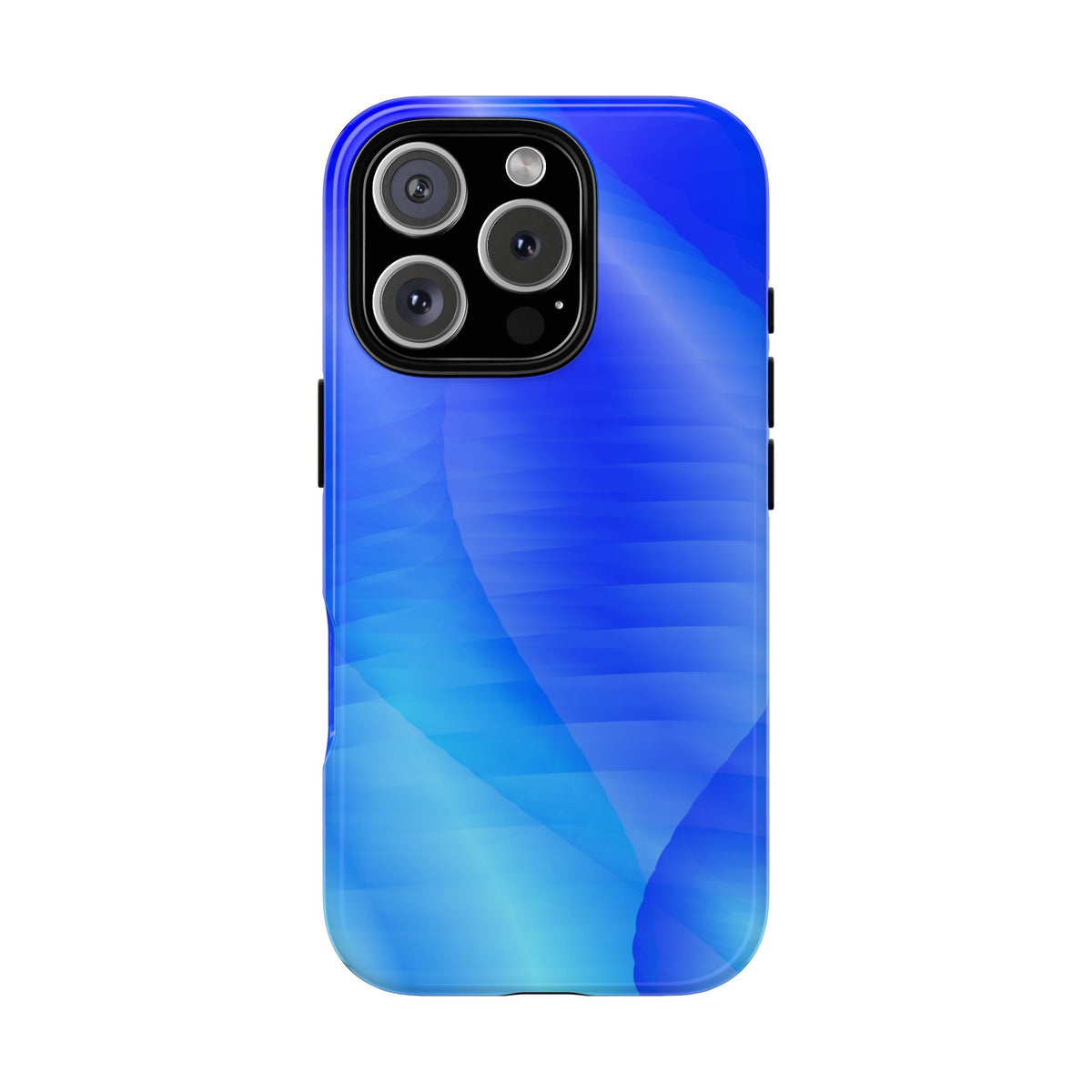 Phone Case — Blue Abstract Wave Tough Phone Case
