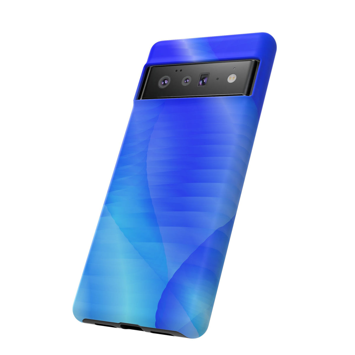 Phone Case — Blue Abstract Wave Tough Phone Case