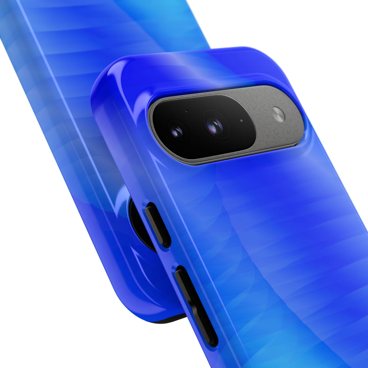 Phone Case — Blue Abstract Wave Tough Phone Case
