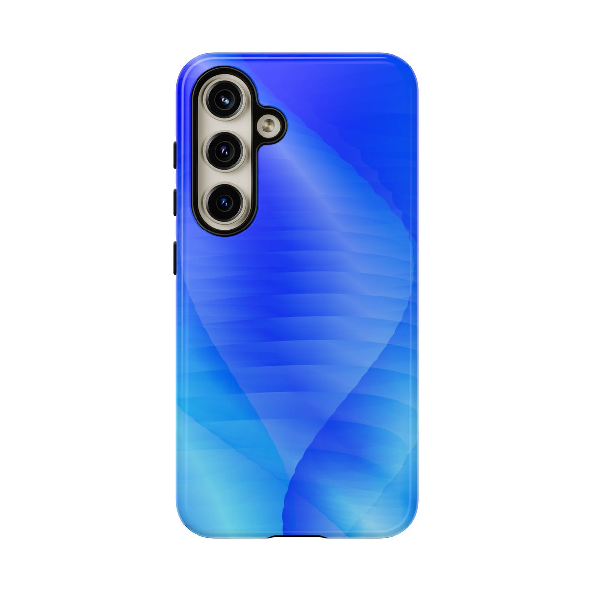 Phone Case — Blue Abstract Wave Tough Phone Case