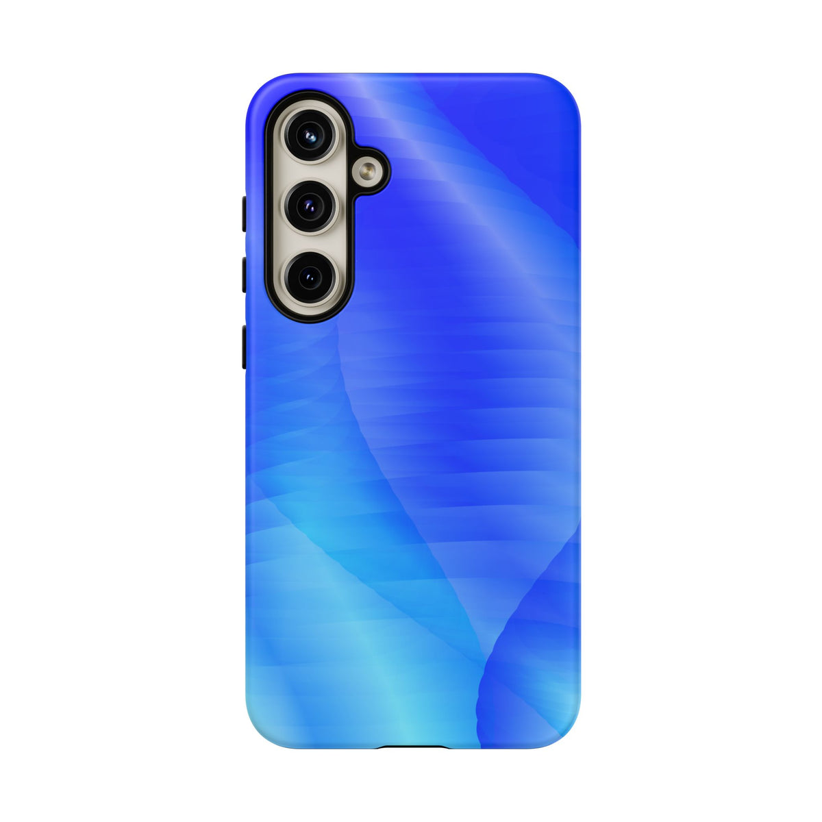 Phone Case — Blue Abstract Wave Tough Phone Case