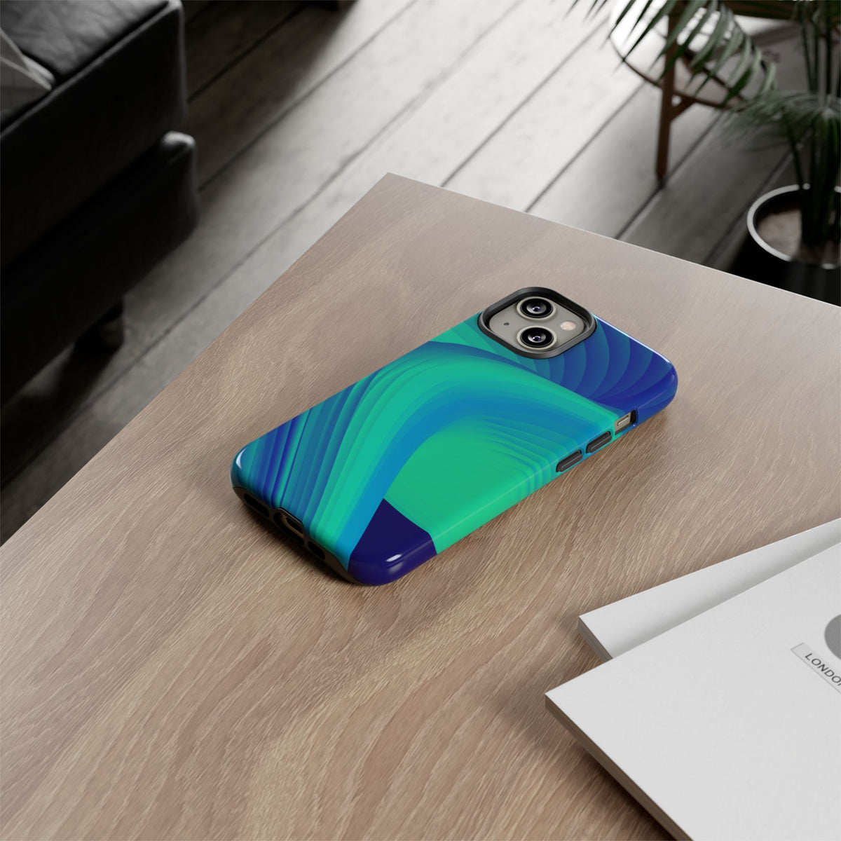 Phone Case — Movimientos en Turquesa