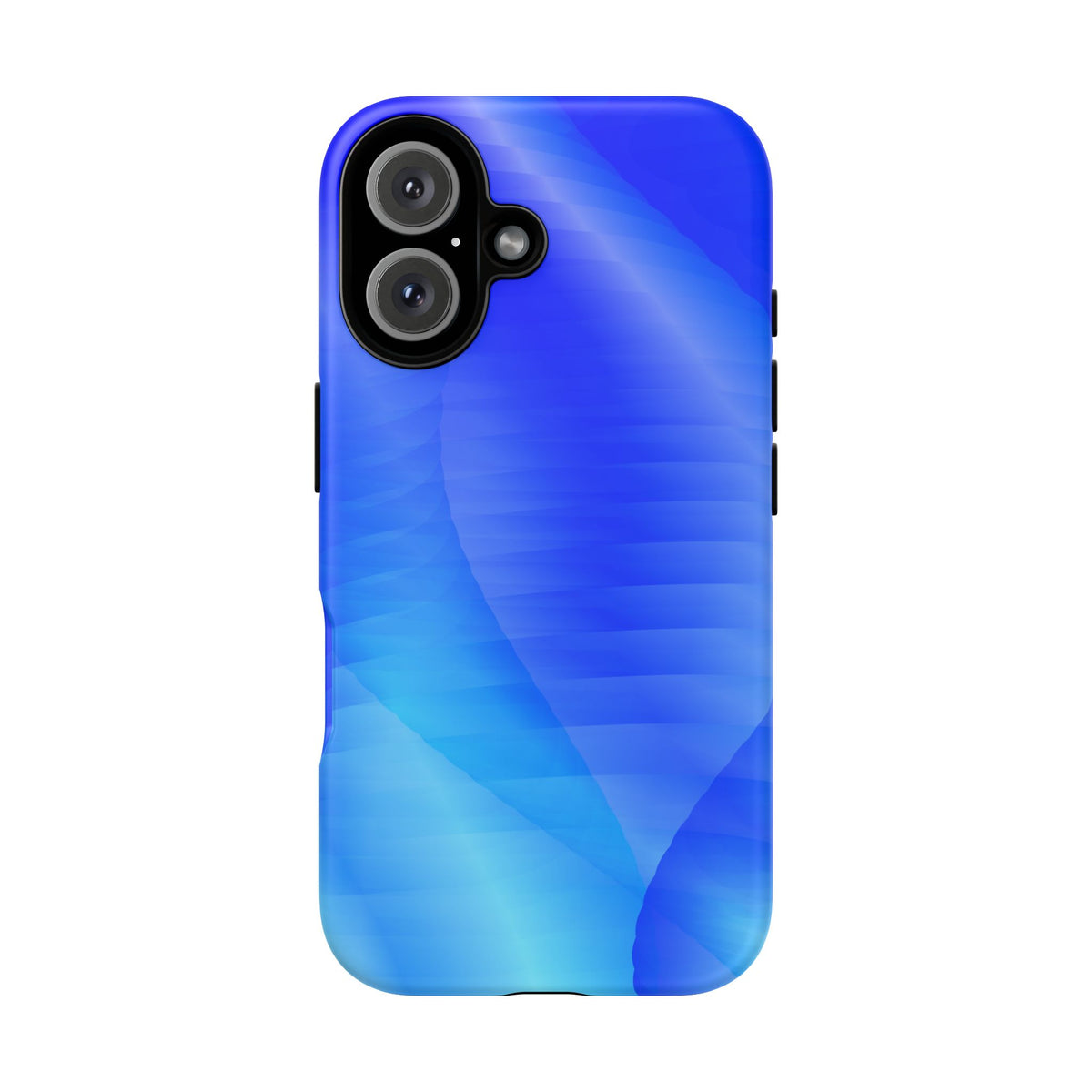 Phone Case — Blue Abstract Wave Tough Phone Case