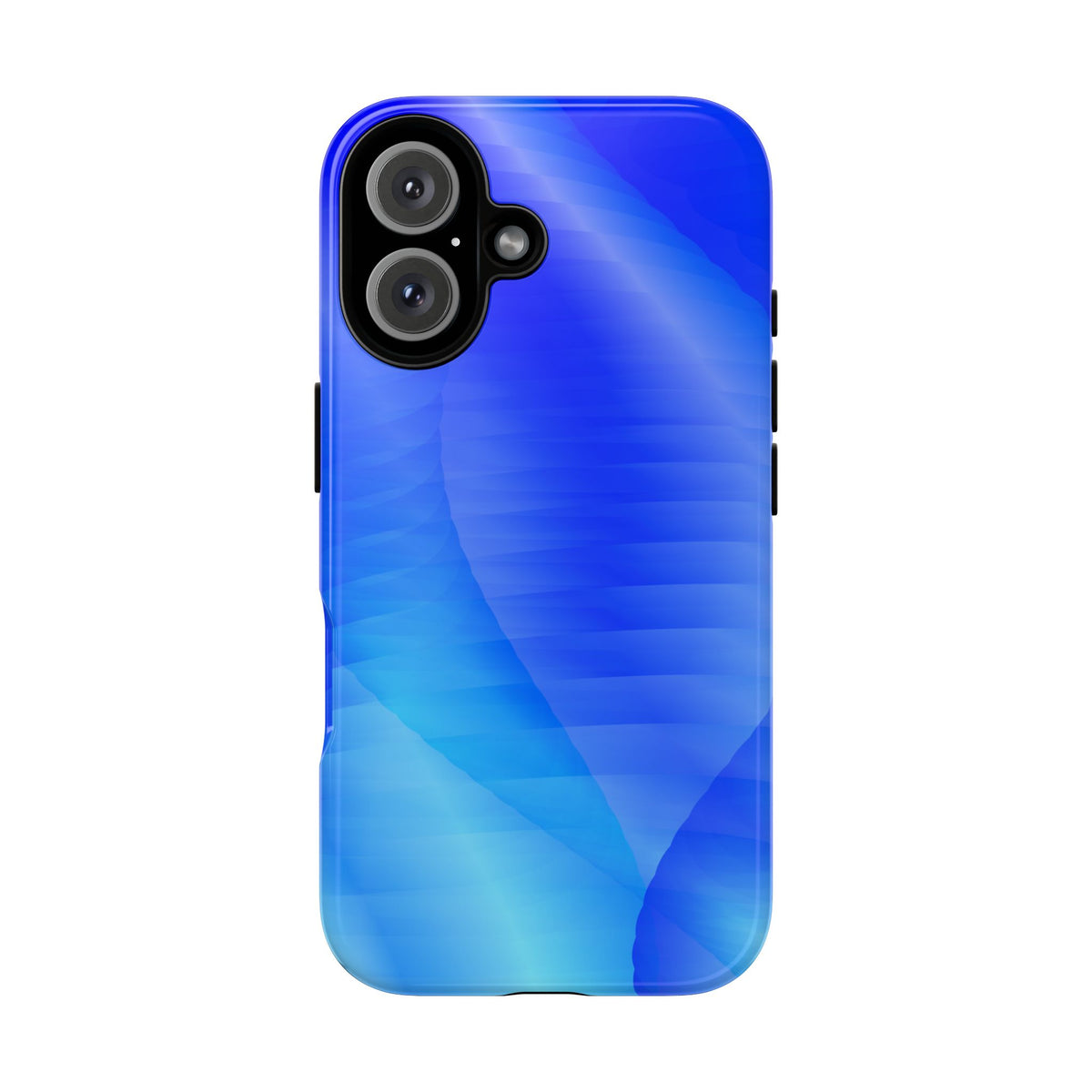 Phone Case — Blue Abstract Wave Tough Phone Case