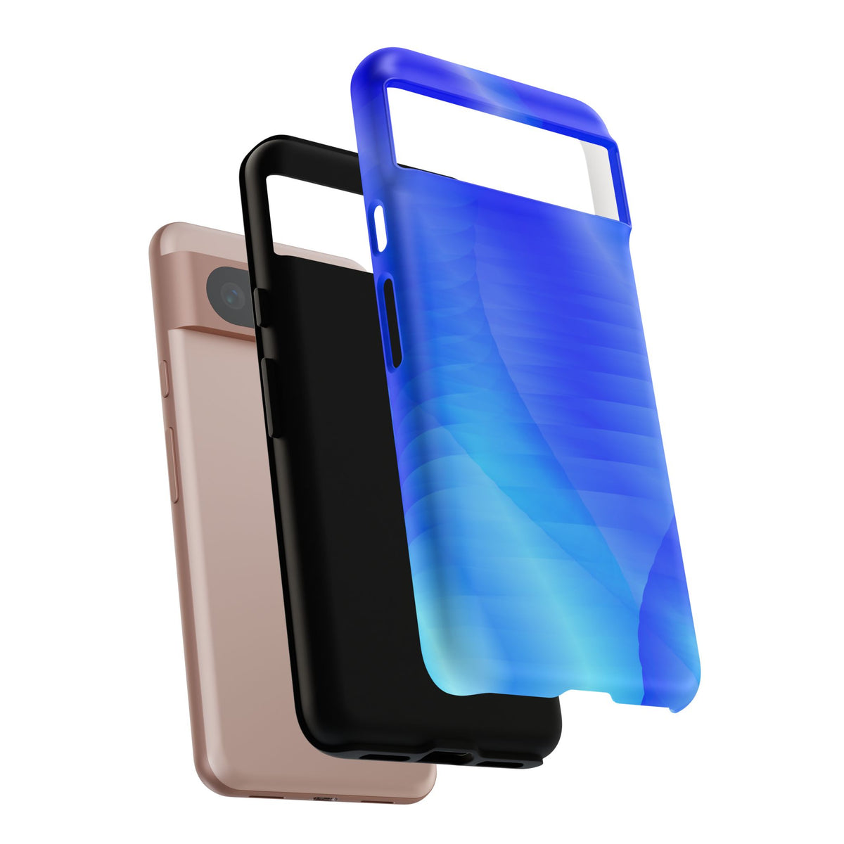 Phone Case — Blue Abstract Wave Tough Phone Case