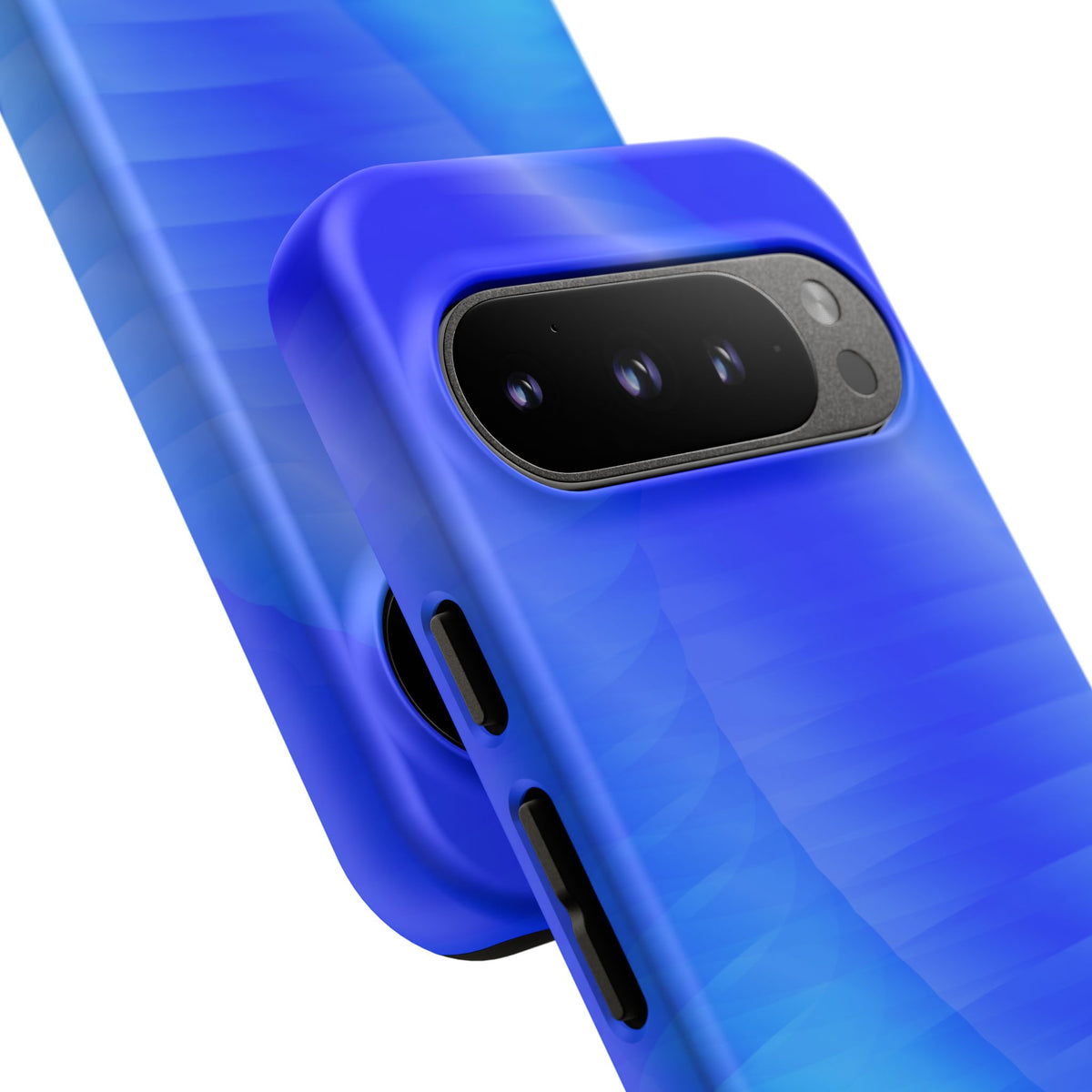 Phone Case — Blue Abstract Wave Tough Phone Case