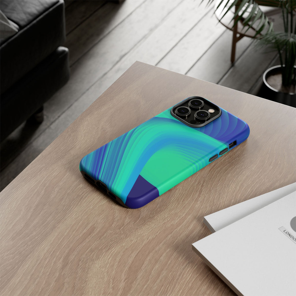 Phone Case — Movimientos en Turquesa