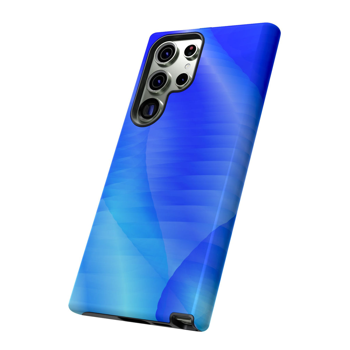 Phone Case — Blue Abstract Wave Tough Phone Case