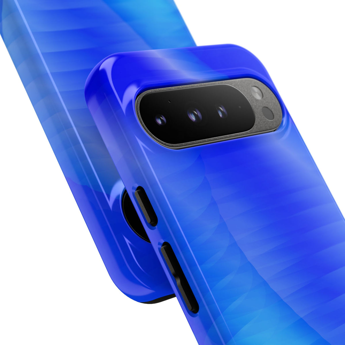Phone Case — Blue Abstract Wave Tough Phone Case
