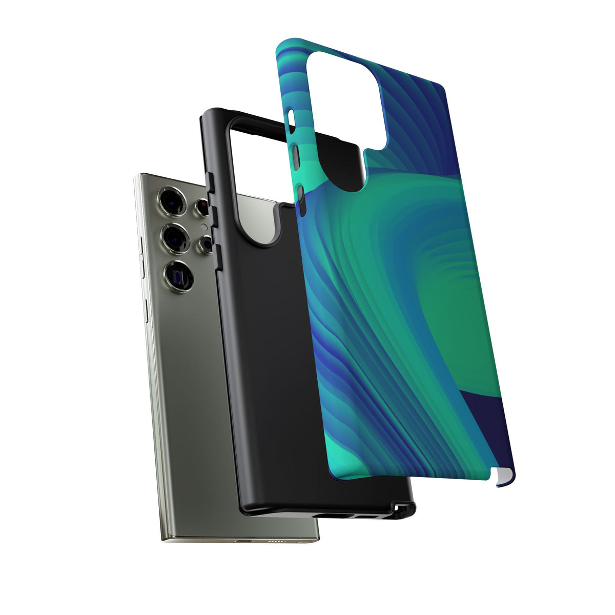 Phone Case — Movimientos en Turquesa