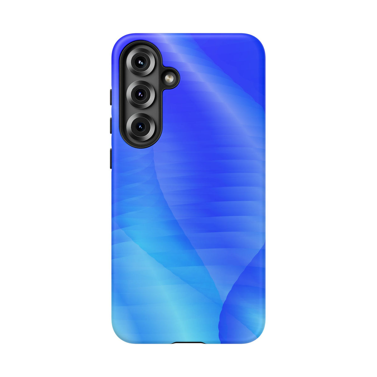 Phone Case — Blue Abstract Wave Tough Phone Case