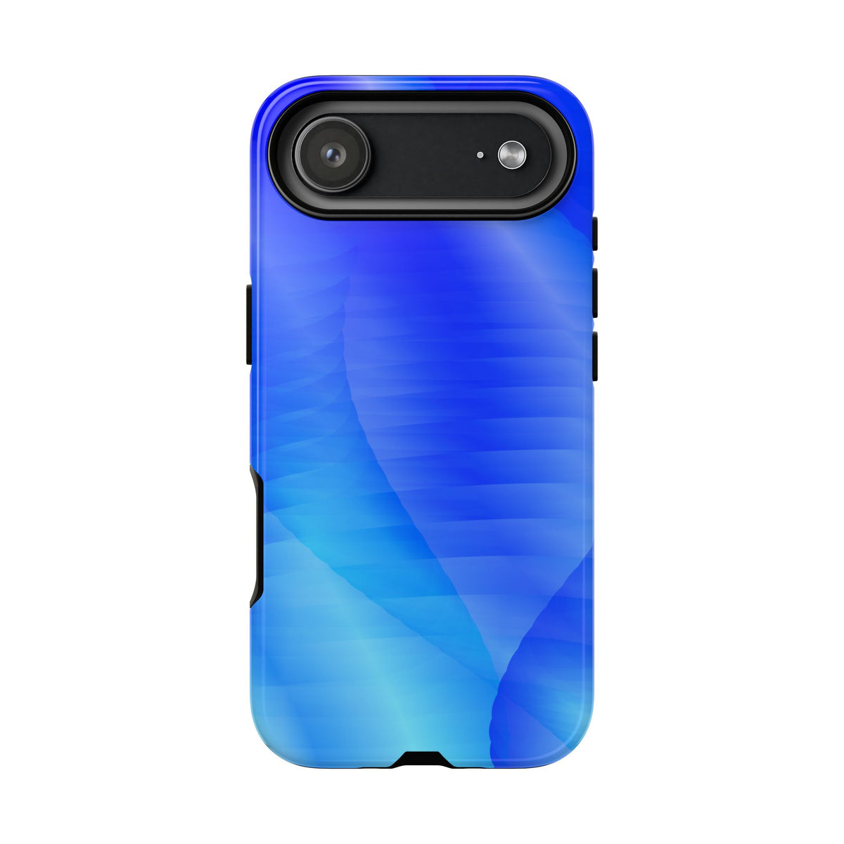 Phone Case — Blue Abstract Wave Tough Phone Case
