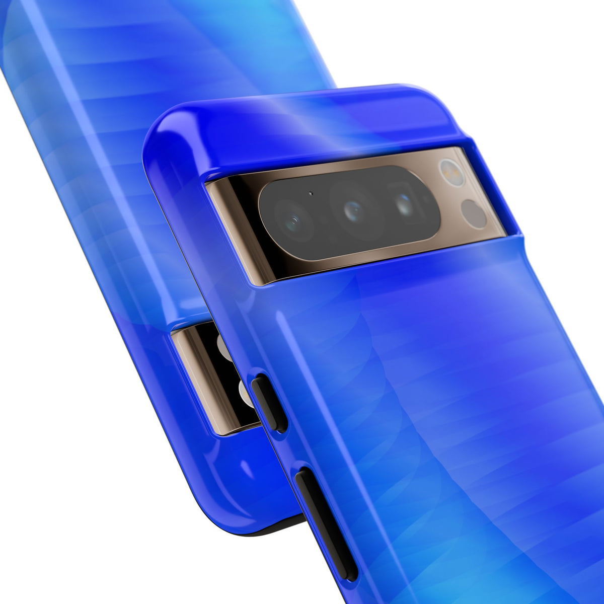 Phone Case — Blue Abstract Wave Tough Phone Case