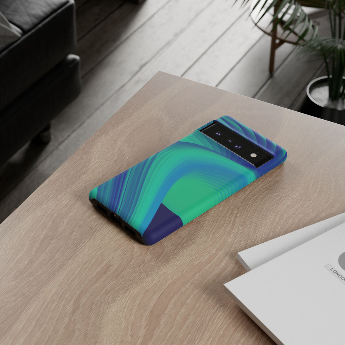 Phone Case — Movimientos en Turquesa