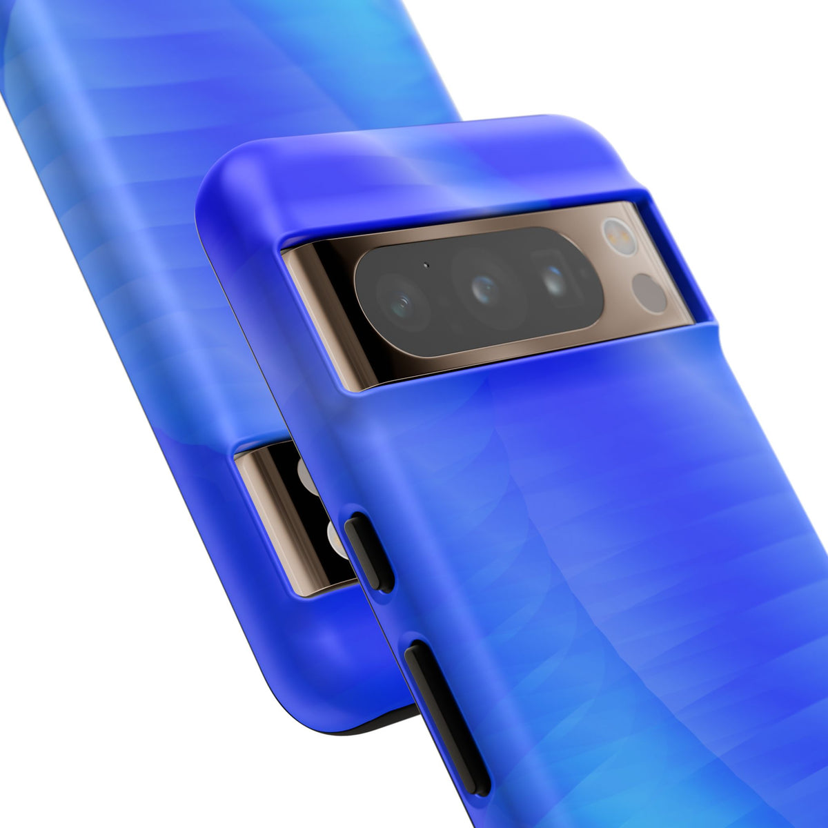 Phone Case — Blue Abstract Wave Tough Phone Case