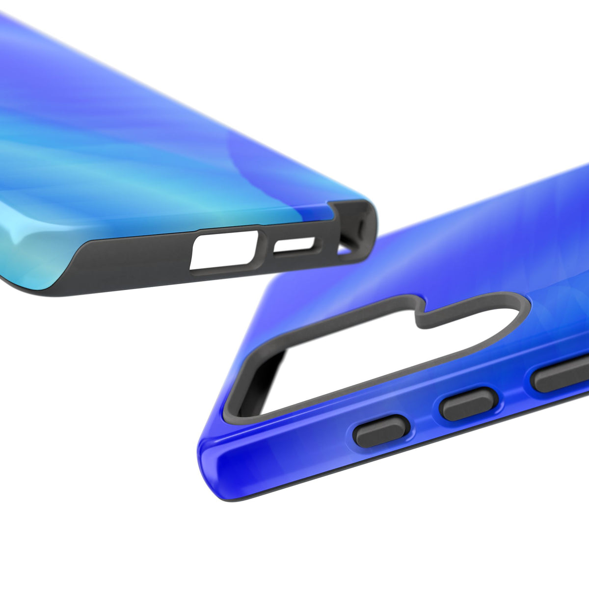 Phone Case — Blue Abstract Wave Tough Phone Case