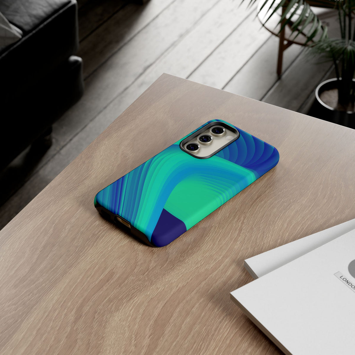 Phone Case — Movimientos en Turquesa